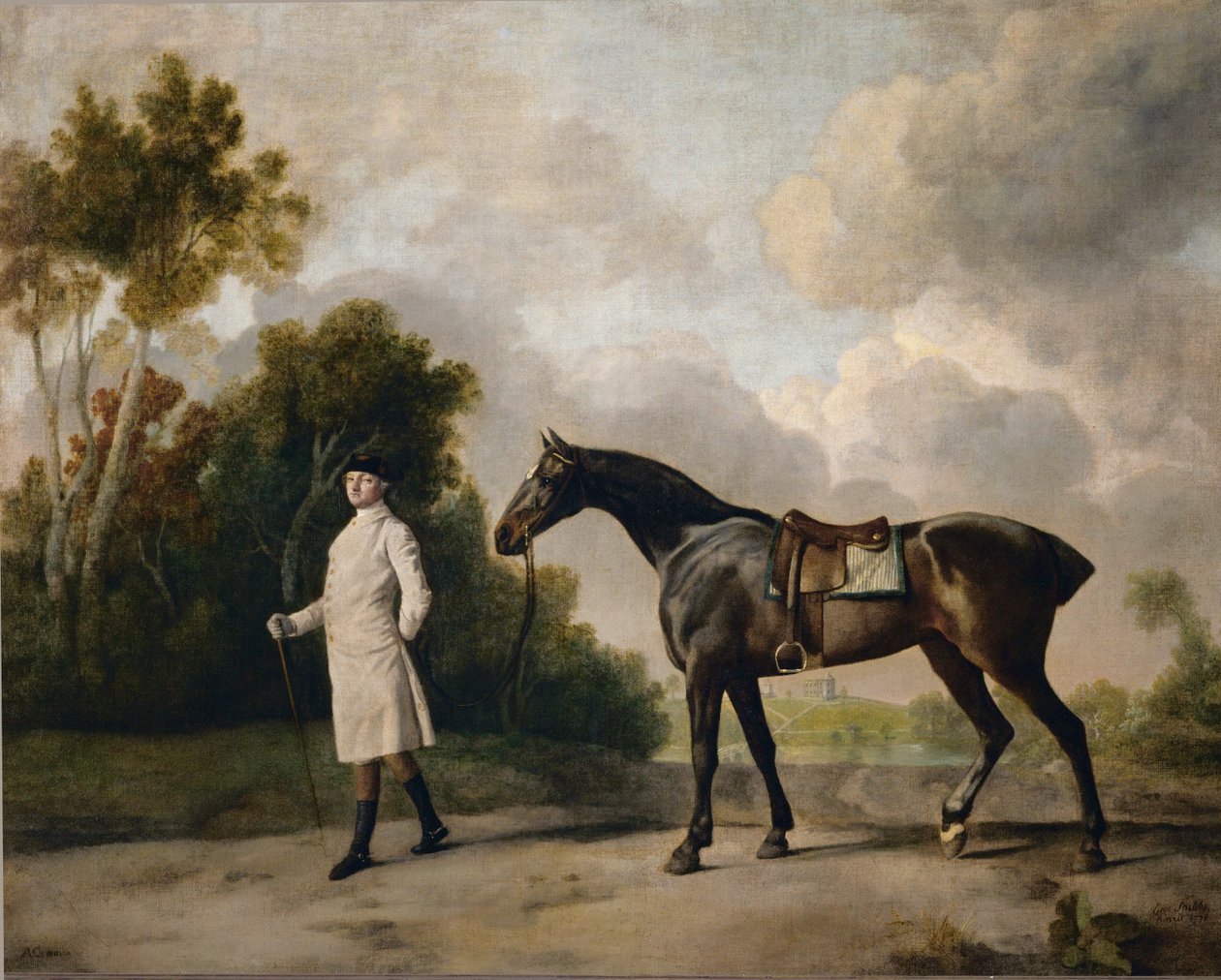 Assheton, premier vicomte Curzon, et sa jument Maria ... - George Stubbs