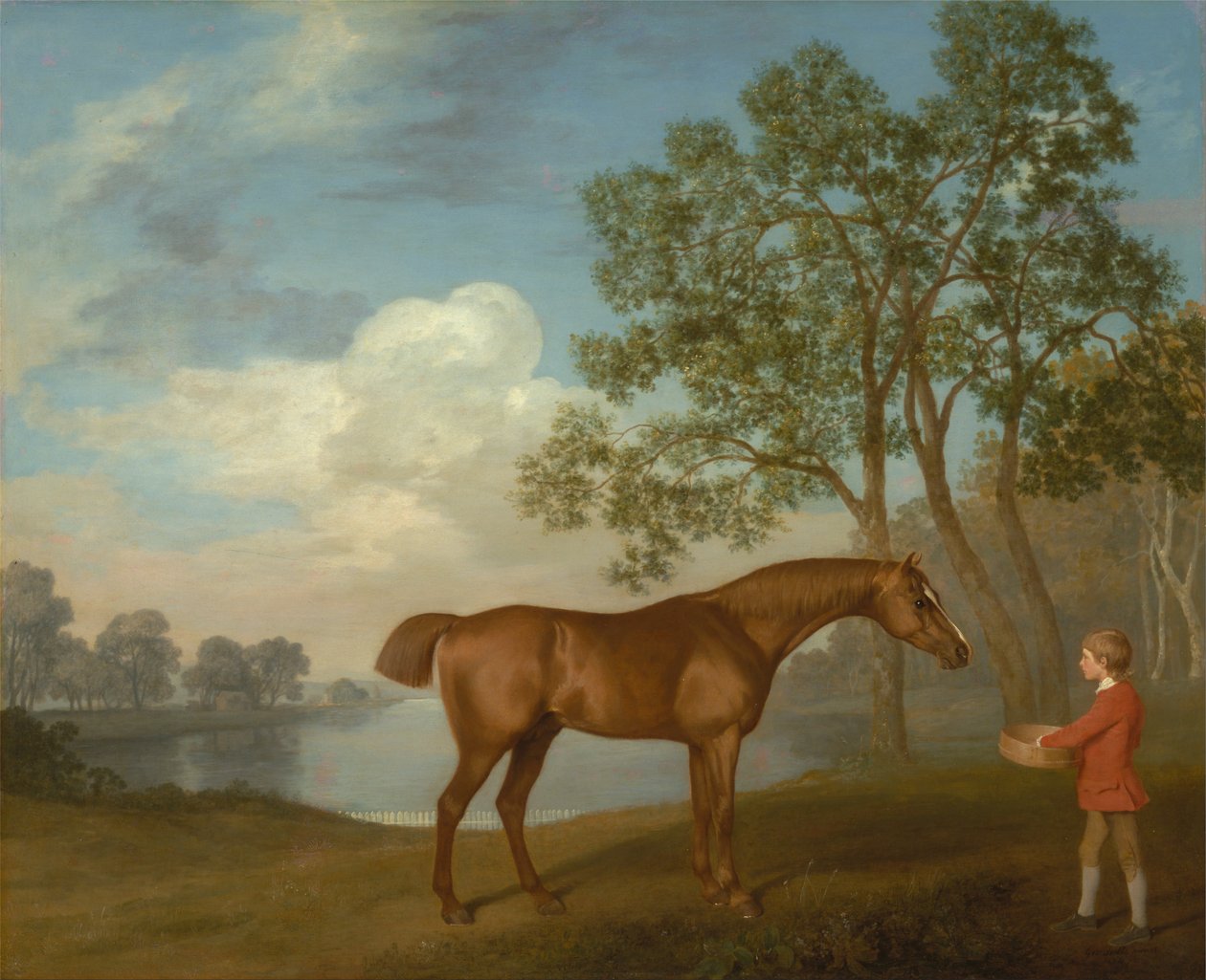 Citrouille avec un palefrenier - George Stubbs