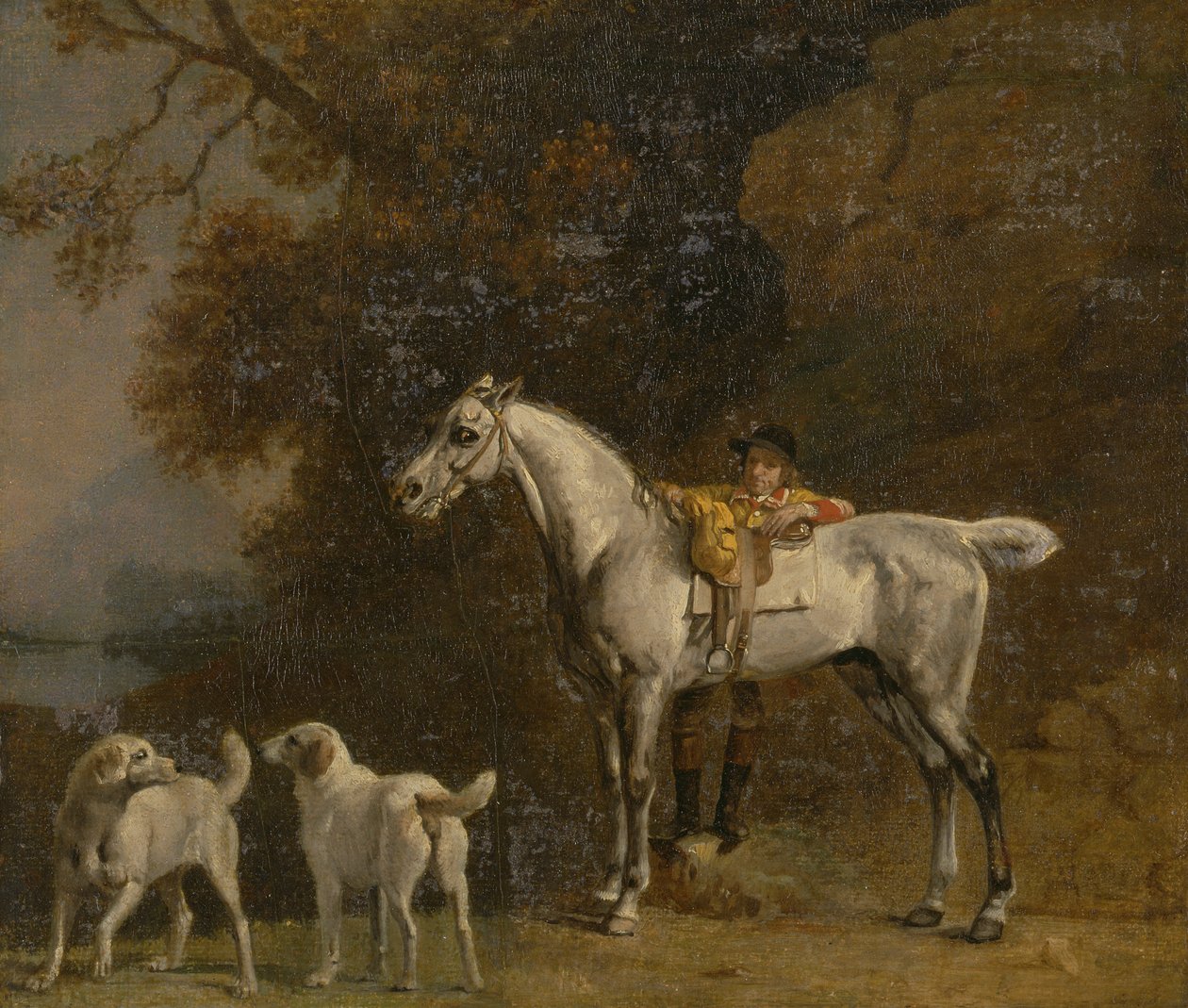 Études pour ou après "Le troisième duc de Richmond avec la chasse de Charleton" - George Stubbs
