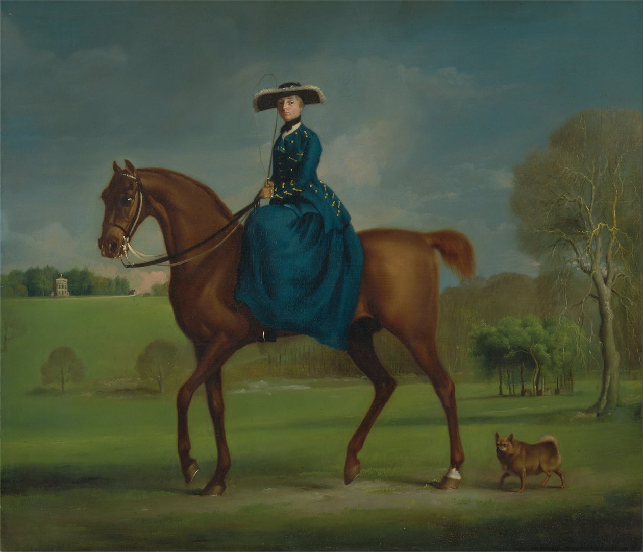 La comtesse de Coningsby en costume de chasseur de Charlton - George Stubbs