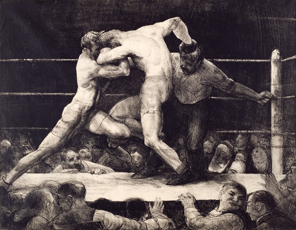 Un cerf chez Sharkey - George Wesley Bellows