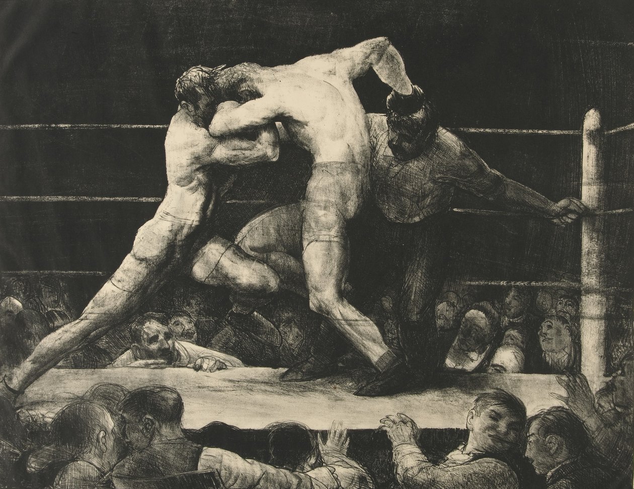 Un cerf chez Sharkey - George Wesley Bellows