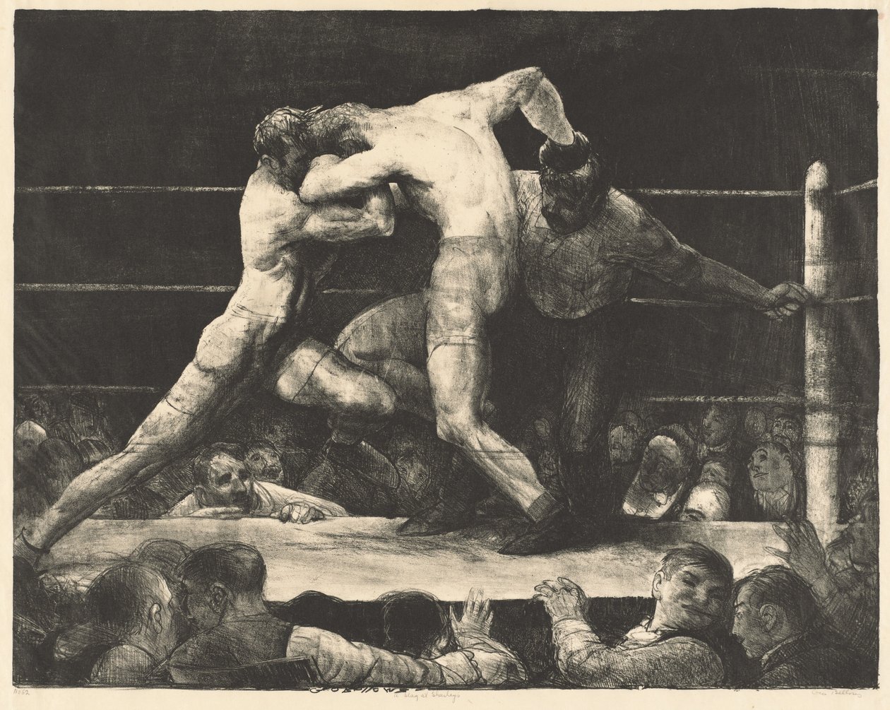 Un cerf chez Sharkey - George Wesley Bellows
