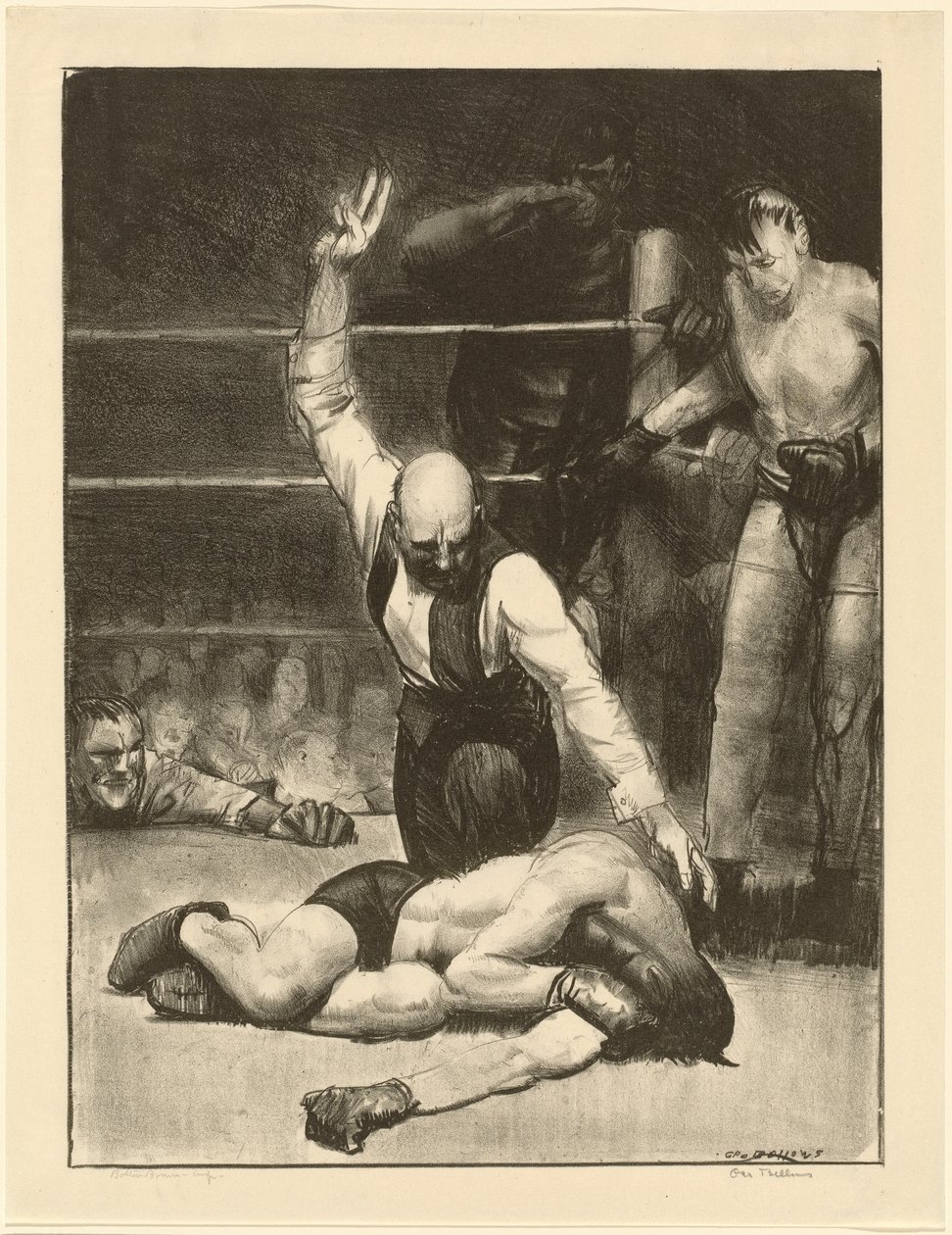 Compté, deuxième pierre, 1921 - George Wesley Bellows