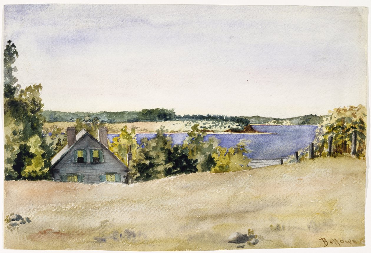 Gardiners Bay depuis Sag Harbor, 1899 - George Wesley Bellows