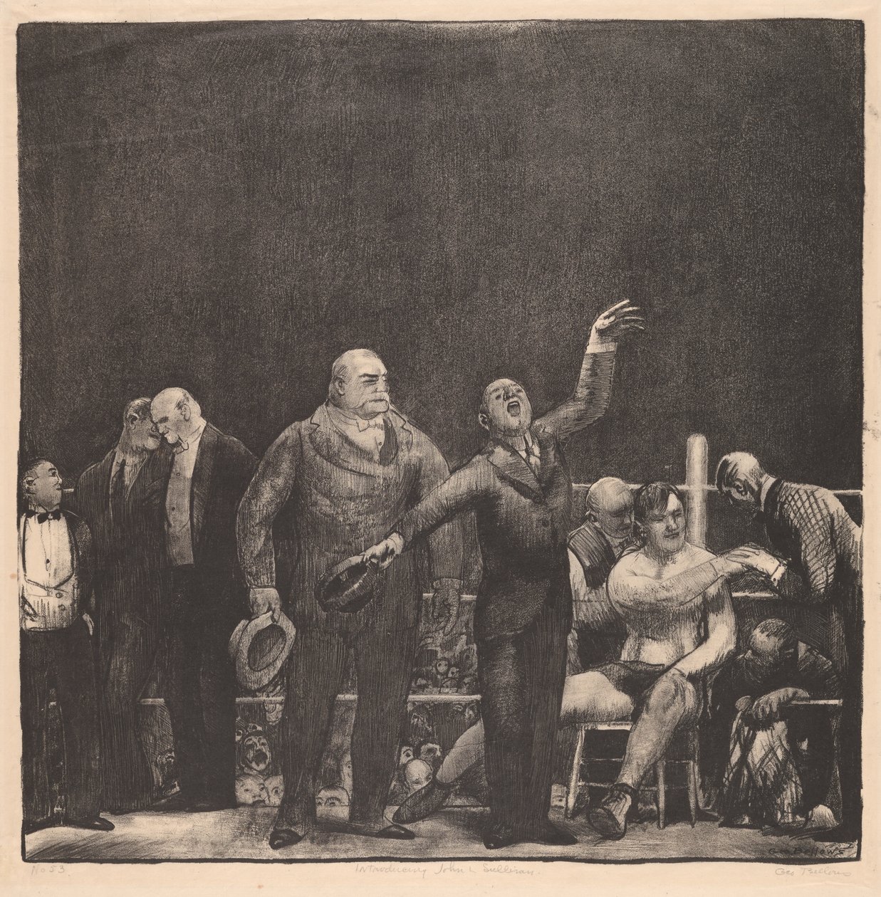Présentation de John L. Sullivan - George Wesley Bellows