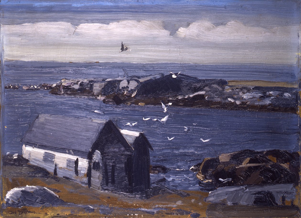 Les Mouettes, Monhegan, vers 1913 - George Wesley Bellows