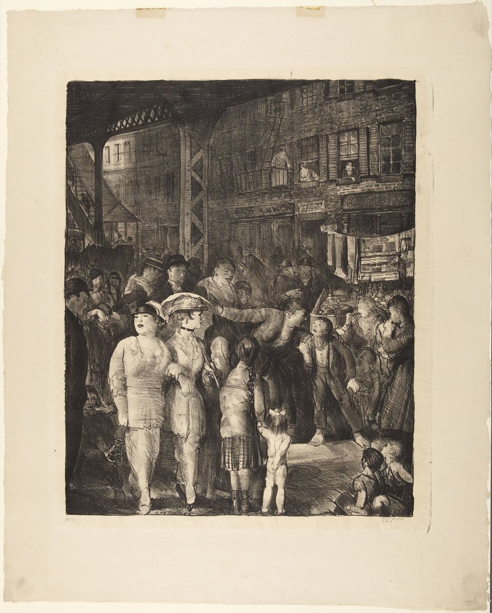La rue - George Wesley Bellows