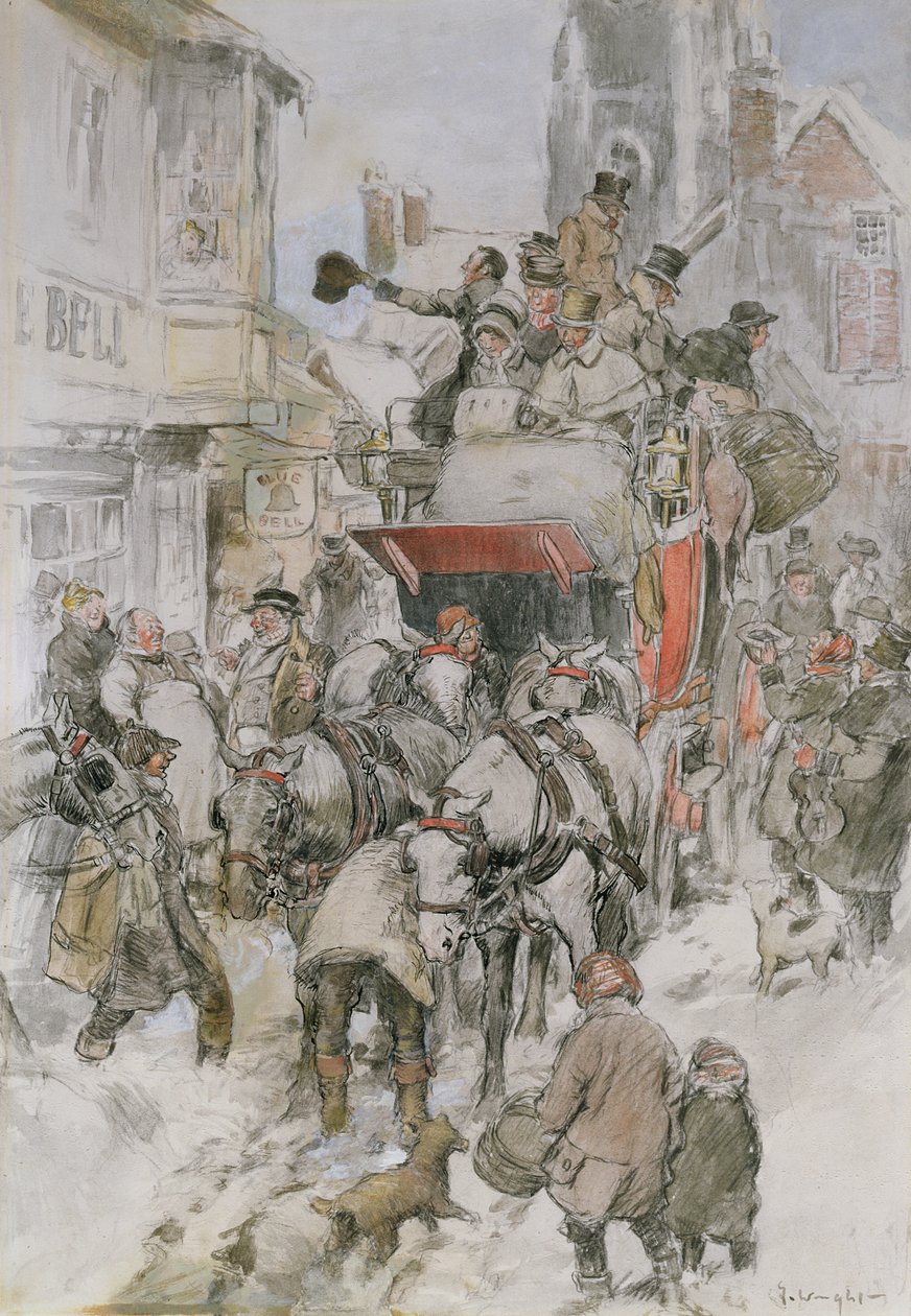 La Diligence de Noël - George Wright
