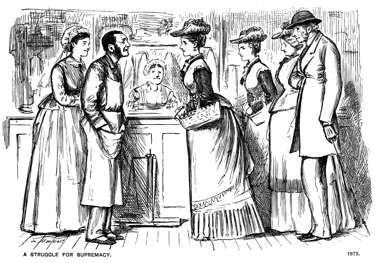 Une lutte pour la suprématie, 1875 - George du Maurier