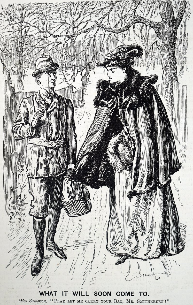 Les comportements de la femme moderne - George du Maurier