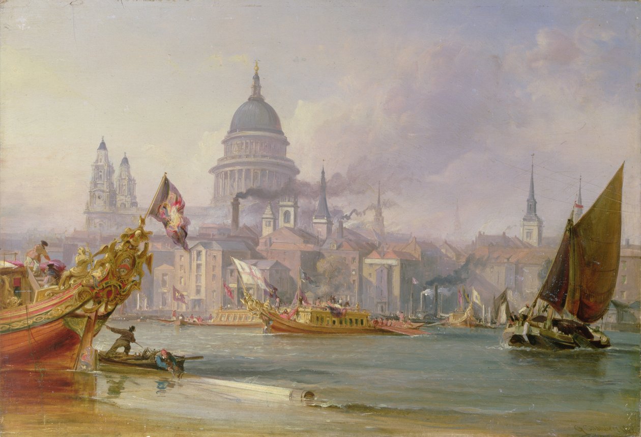 Vue de Saint-Paul depuis la Tamise - George the Elder Chambers