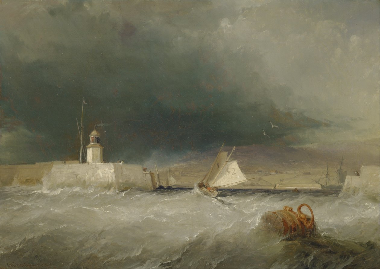 Port par temps orageux - George the Elder Chambers
