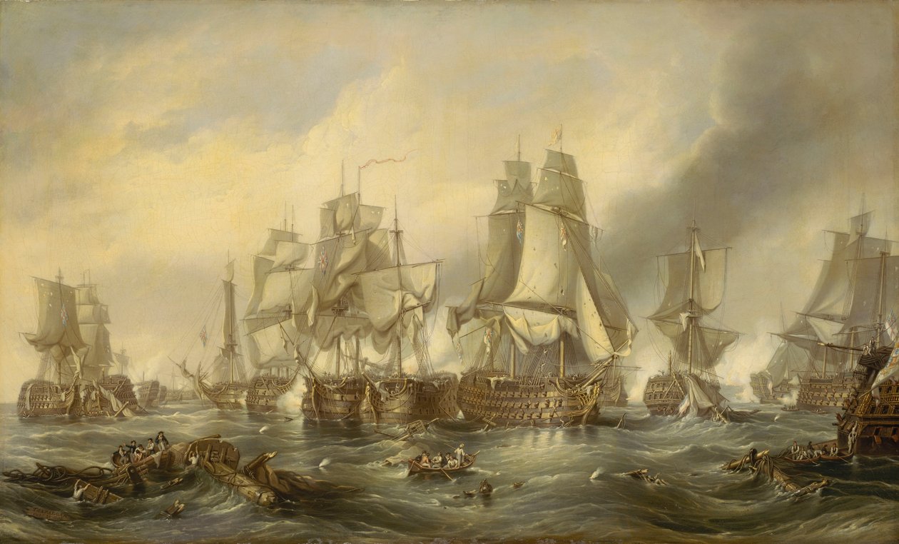 La bataille de Trafalgar, 21 octobre 1805 - George the Elder Chambers