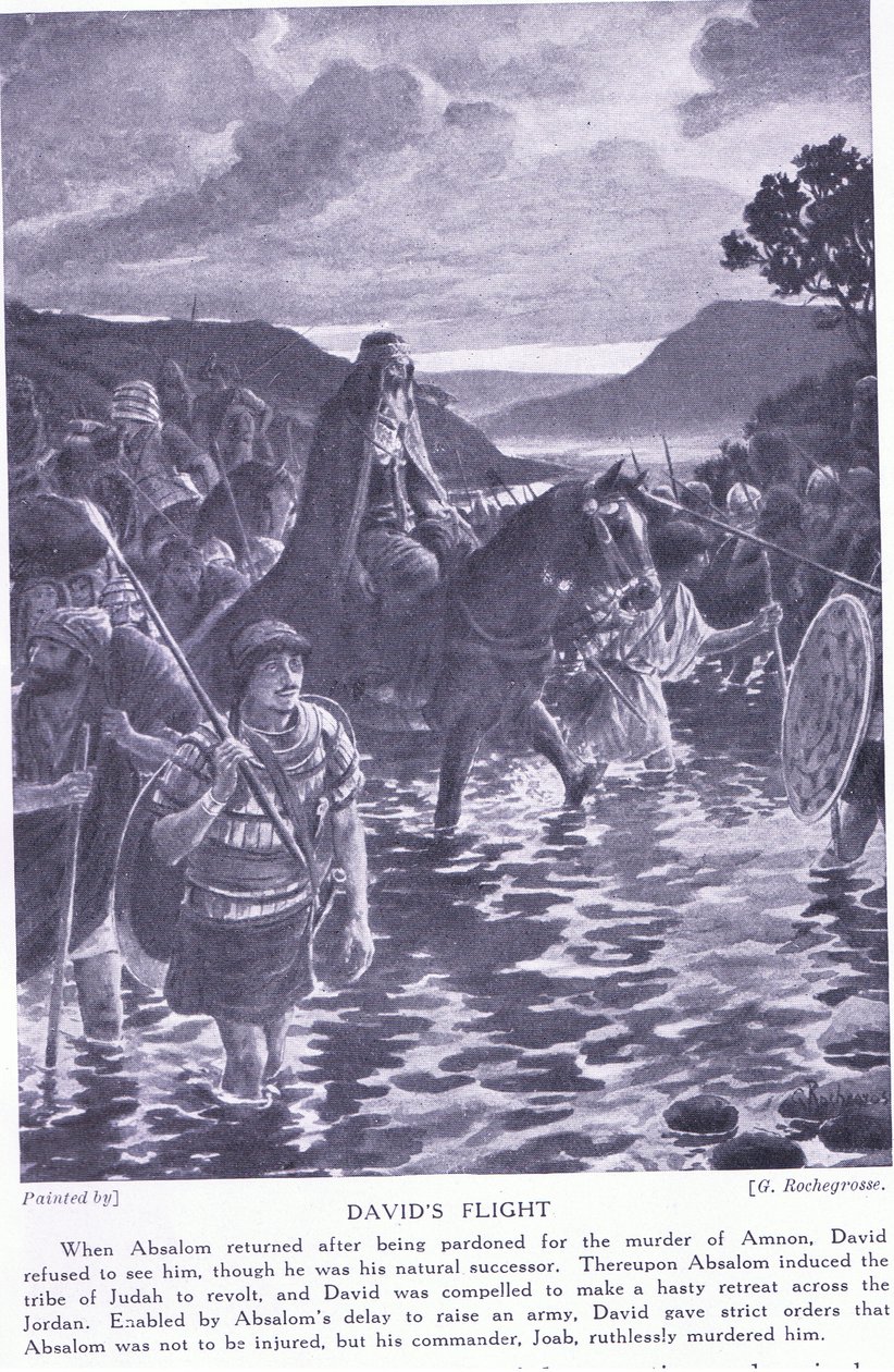 La fuite de David - Georges Marie Rochegrosse