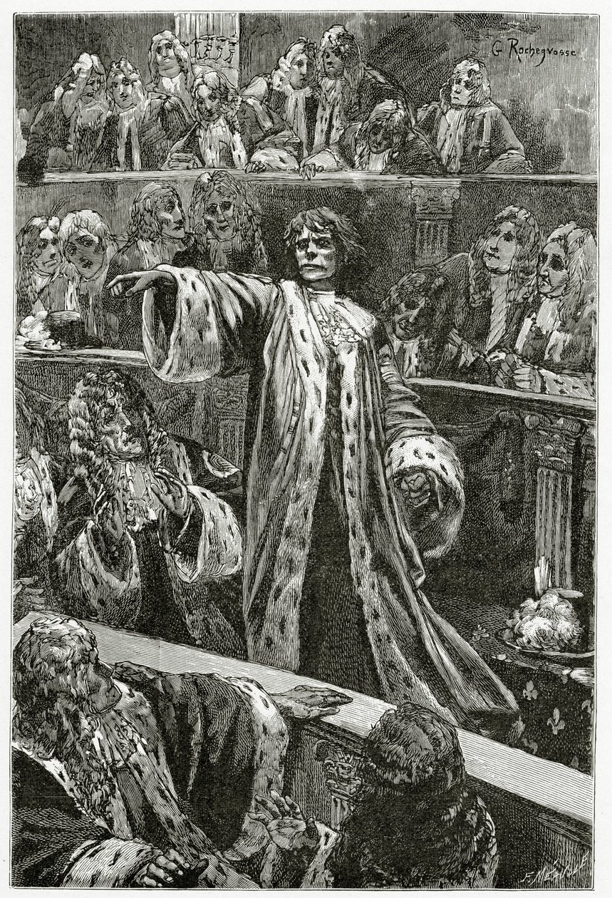 Gwynplaine à la Chambre des Lords - illustration de L