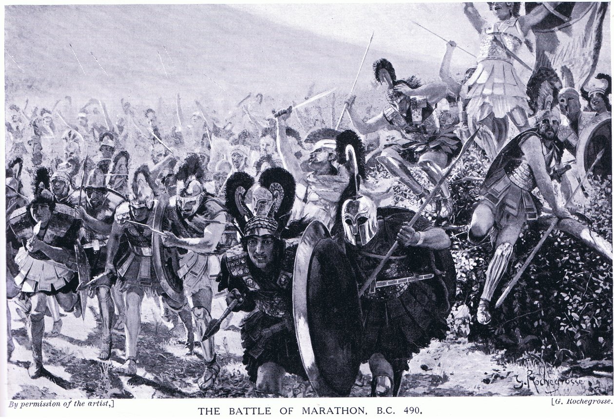 La Bataille de Marathon 490 av. J.-C. - Georges Marie Rochegrosse