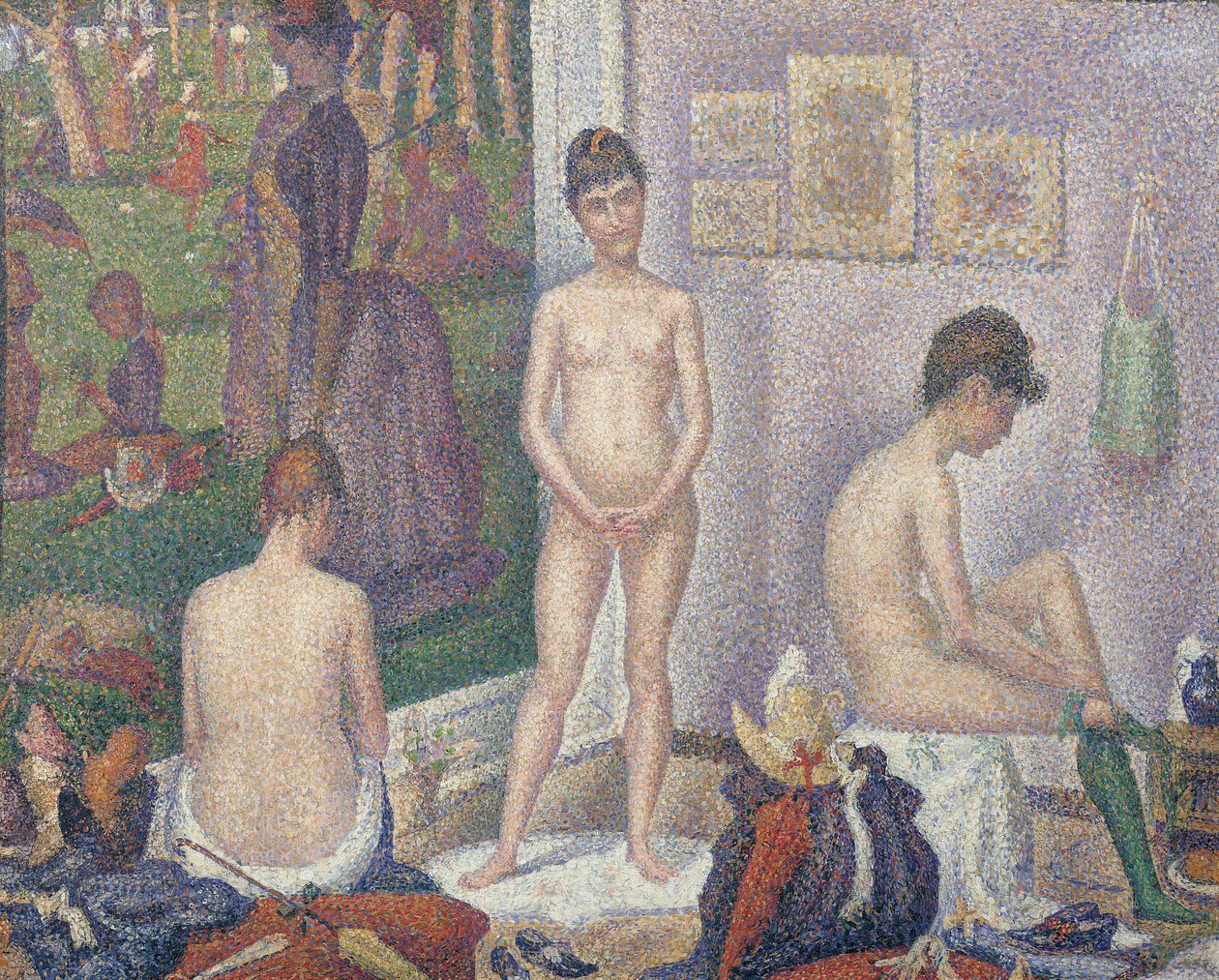 Les Modèles, 1888 - Georges Seurat