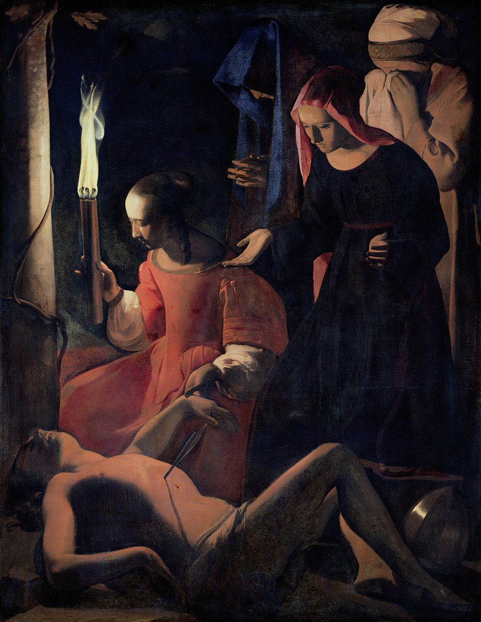 Saint Sébastien soigné par Sainte Irène - Georges de La Tour