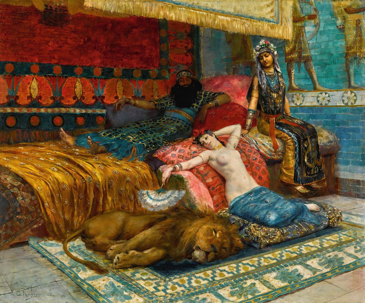 Moments de détente, 1888 - Georges Antoine Rochegrosse