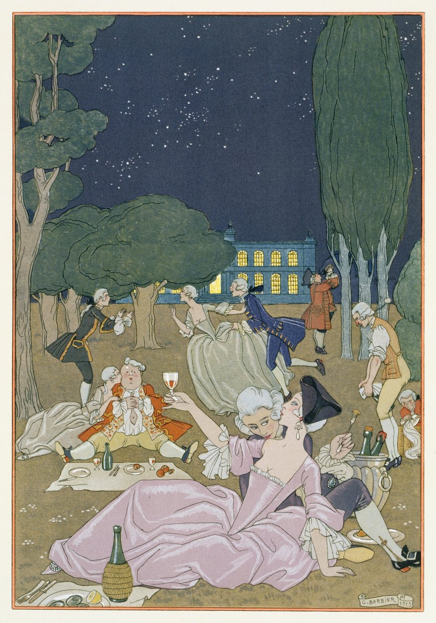 Sur la pelouse, illustration pour 