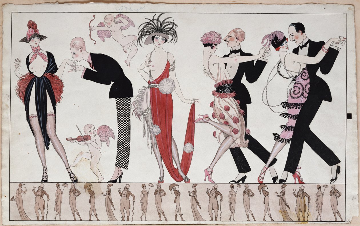 Le tango - Georges Barbier