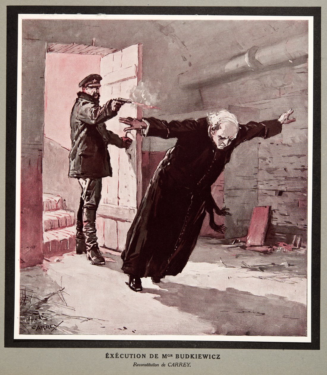 Exécution de Monseigneur Budkiewicz par l