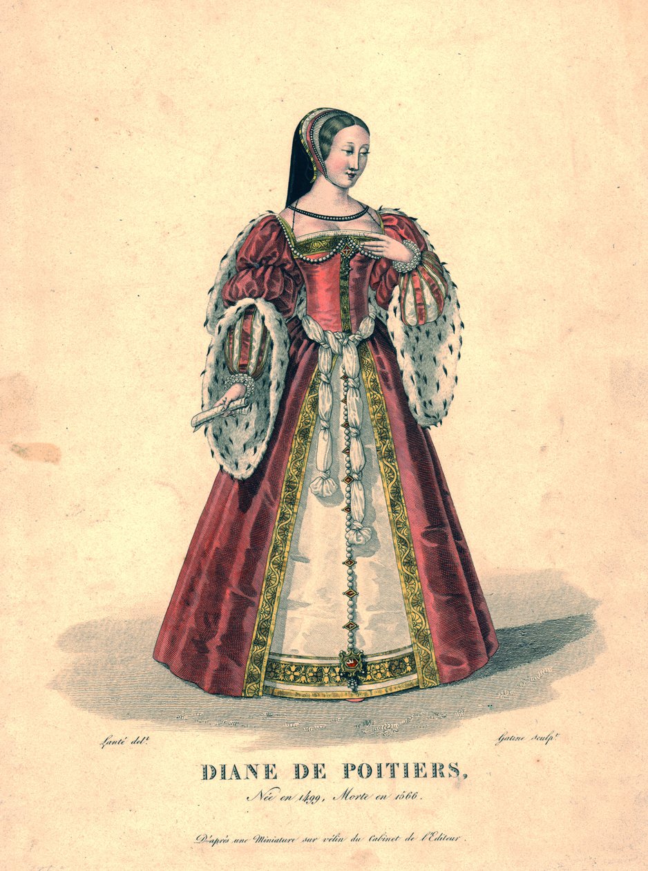 Diane de Poitiers, début du 19e siècle - Georges Jacques Gatine