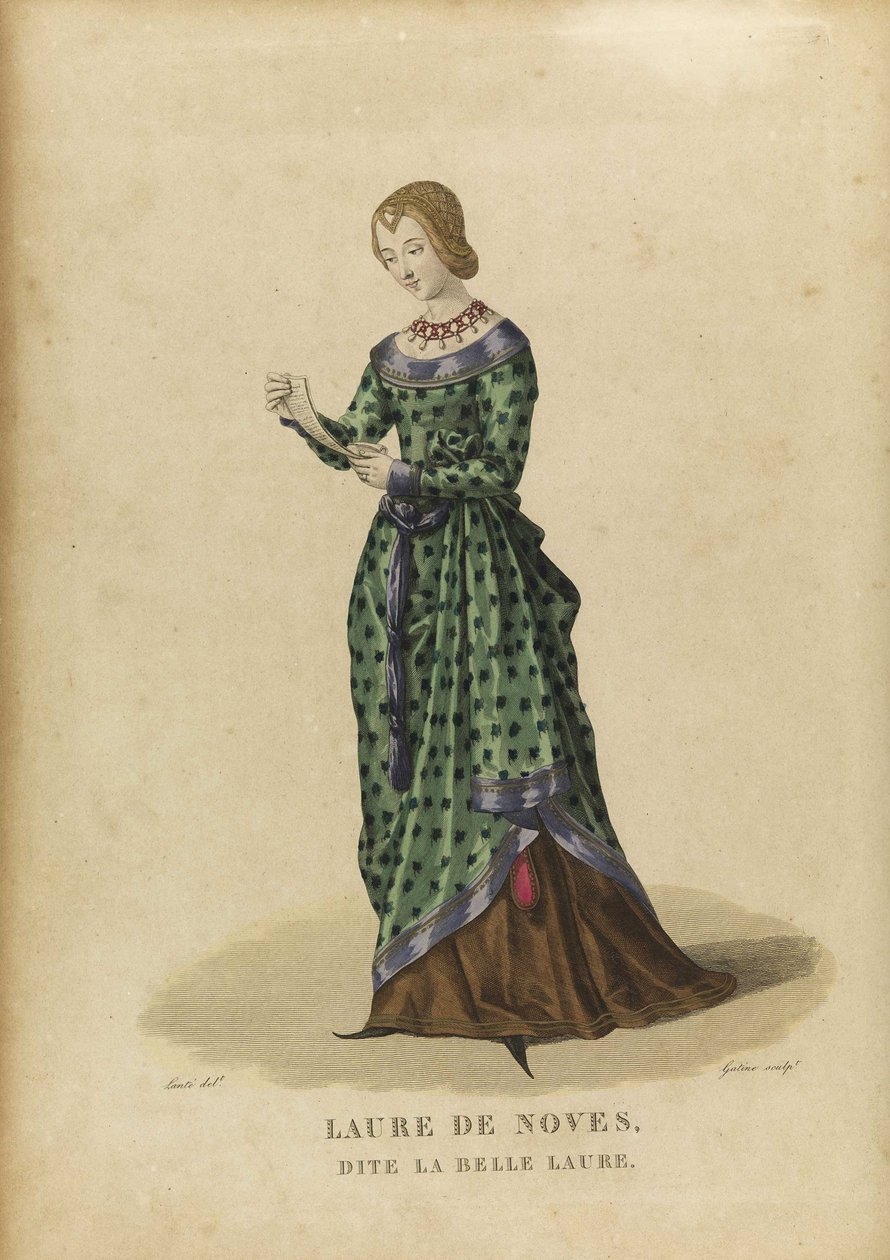 Laure de Sade - Laura de Noves (1310-1348) - Georges Jacques Gatine