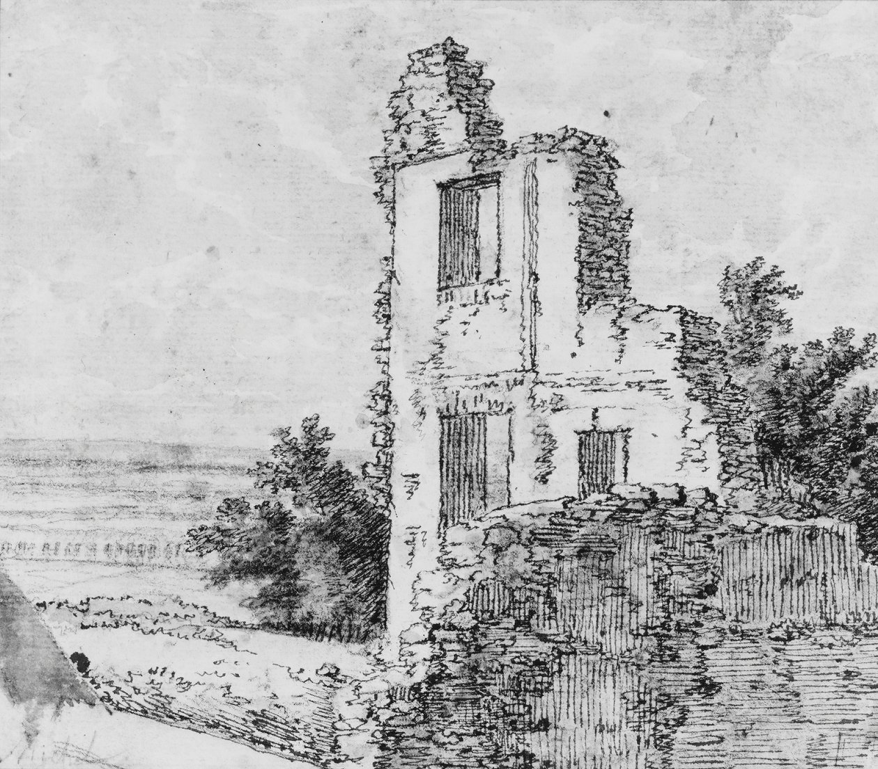 Une allée d