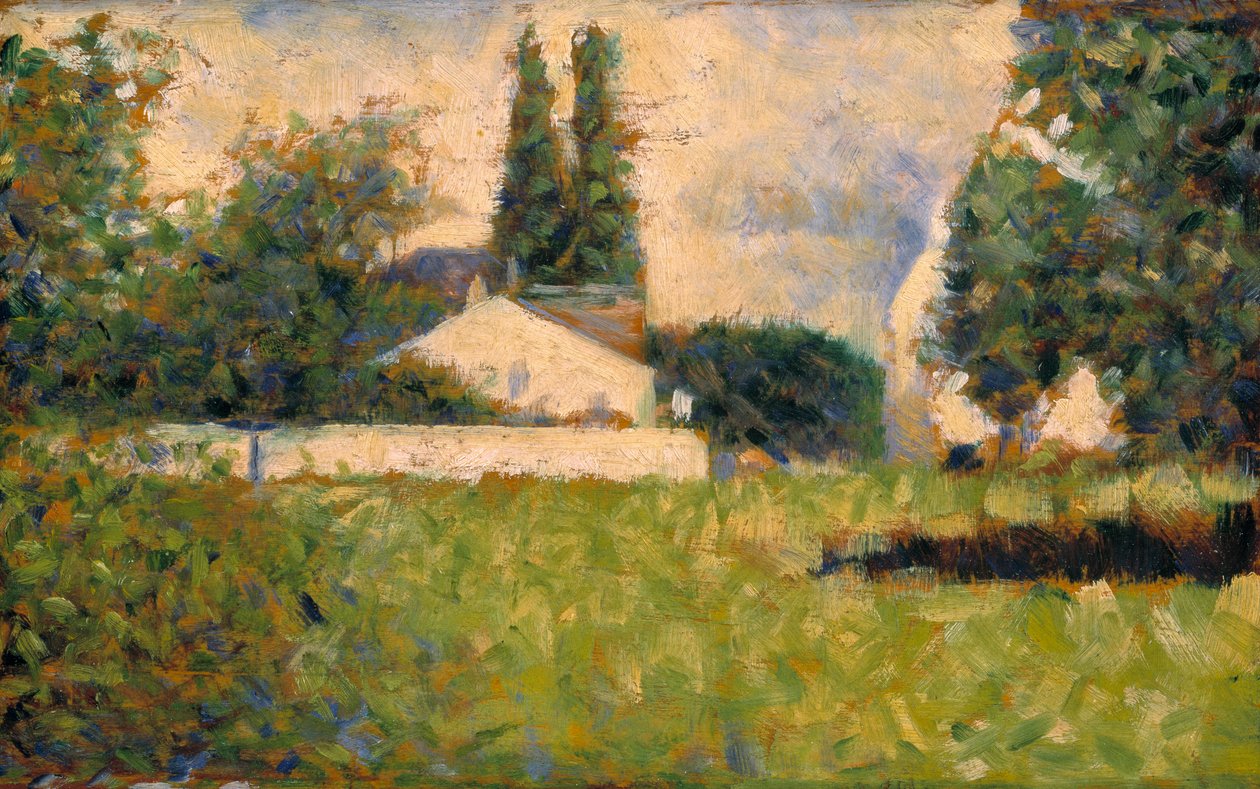 Maison dans les arbres, c.1883 - Georges Pierre Seurat
