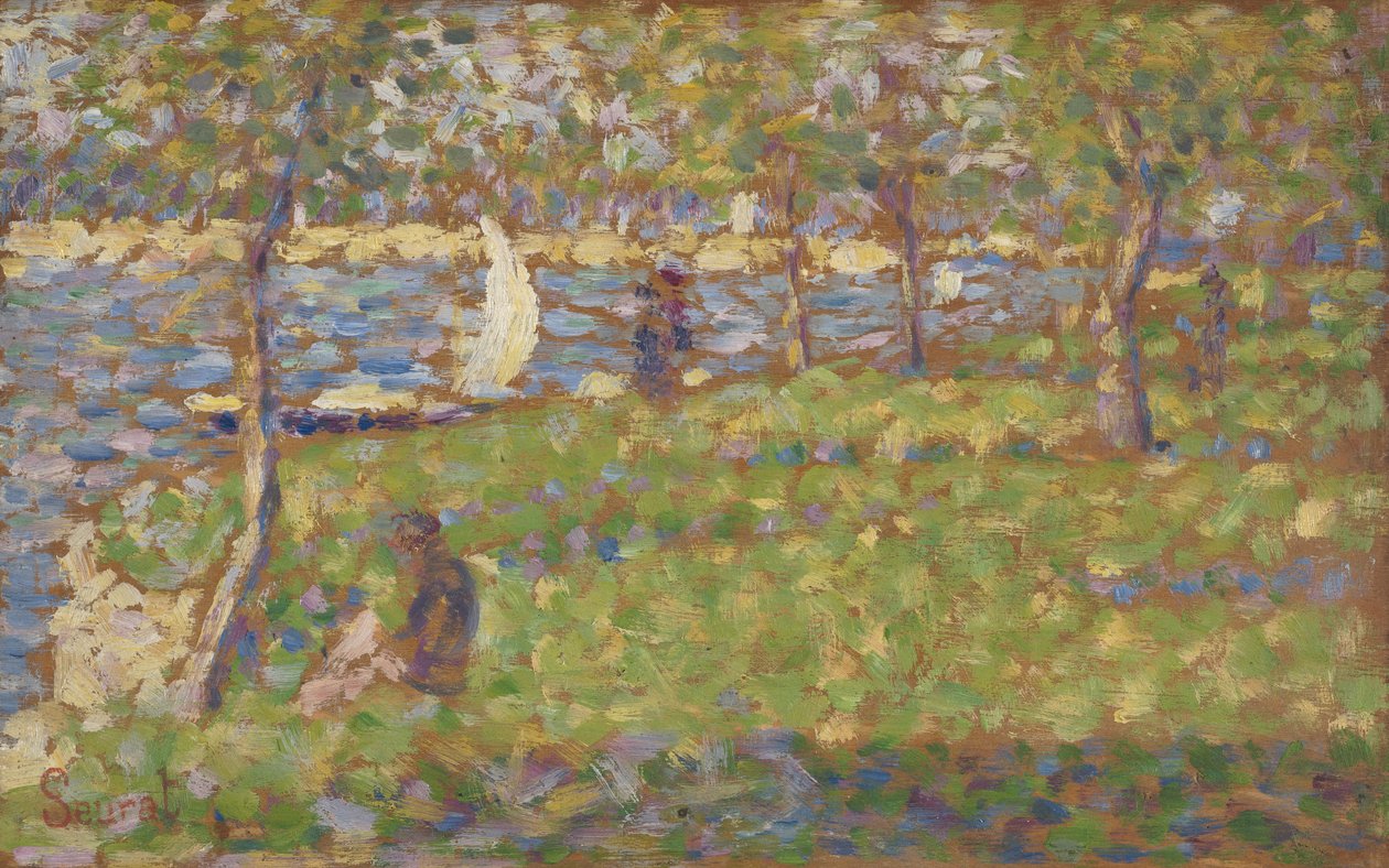 Étude pour "La Grande Jatte" - Georges Pierre Seurat