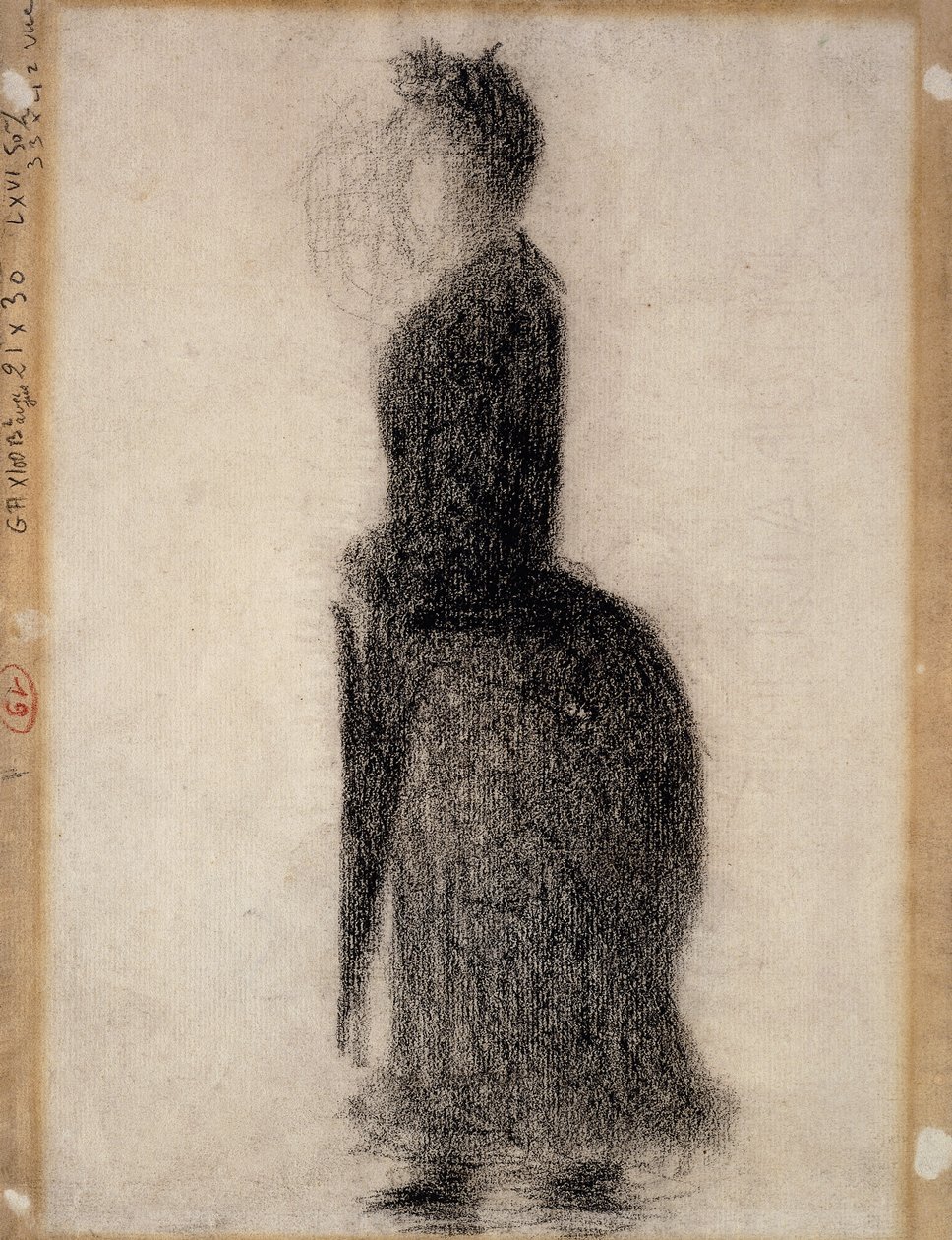Femme au parapluie - Georges Pierre Seurat