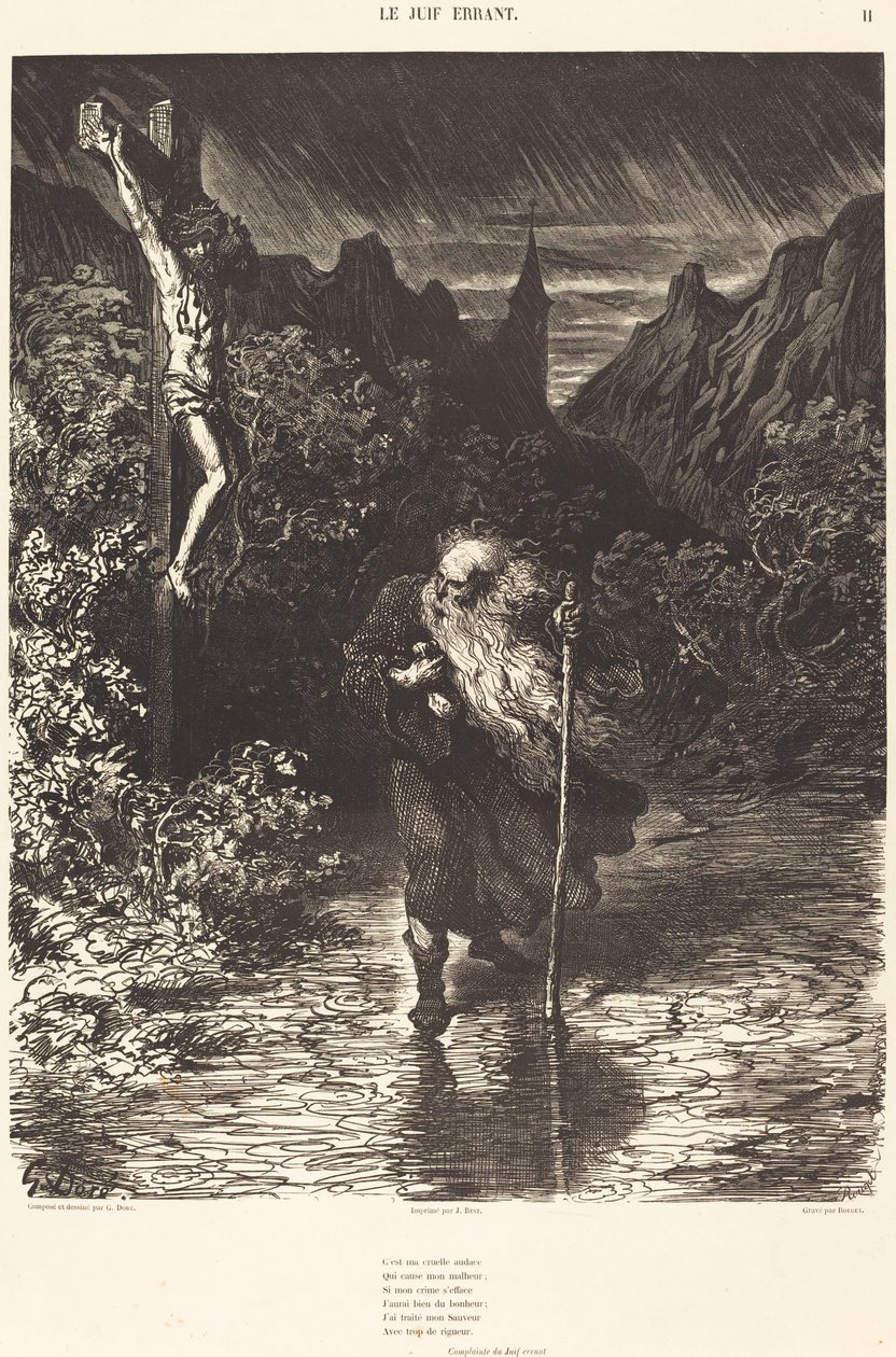 Le Juif Errant - Georges Rouget after Gustave Doré