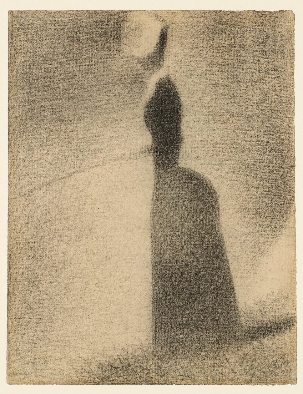 Une femme en train de pêcher - Georges Seurat