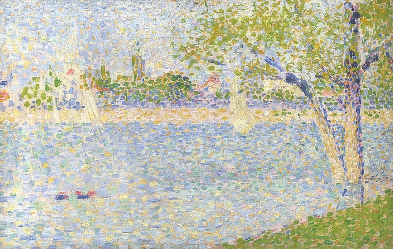 La Seine vue de la Grande Jatte. 1888 - Georges Seurat