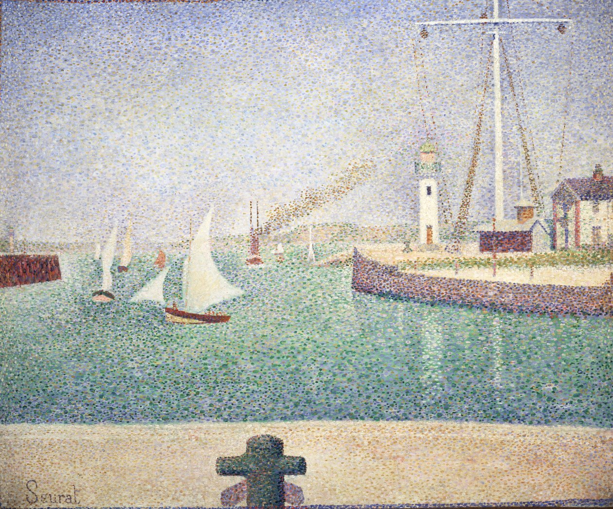 Entrance of The Port of Honfleur (Entrée du port d