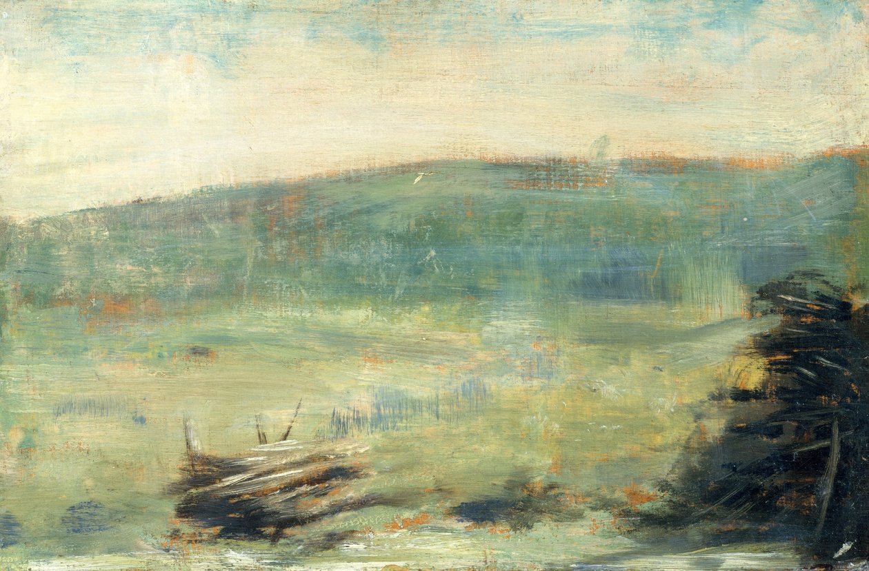 Paysage à Saint-Ouen, 1878-79 - Georges Seurat