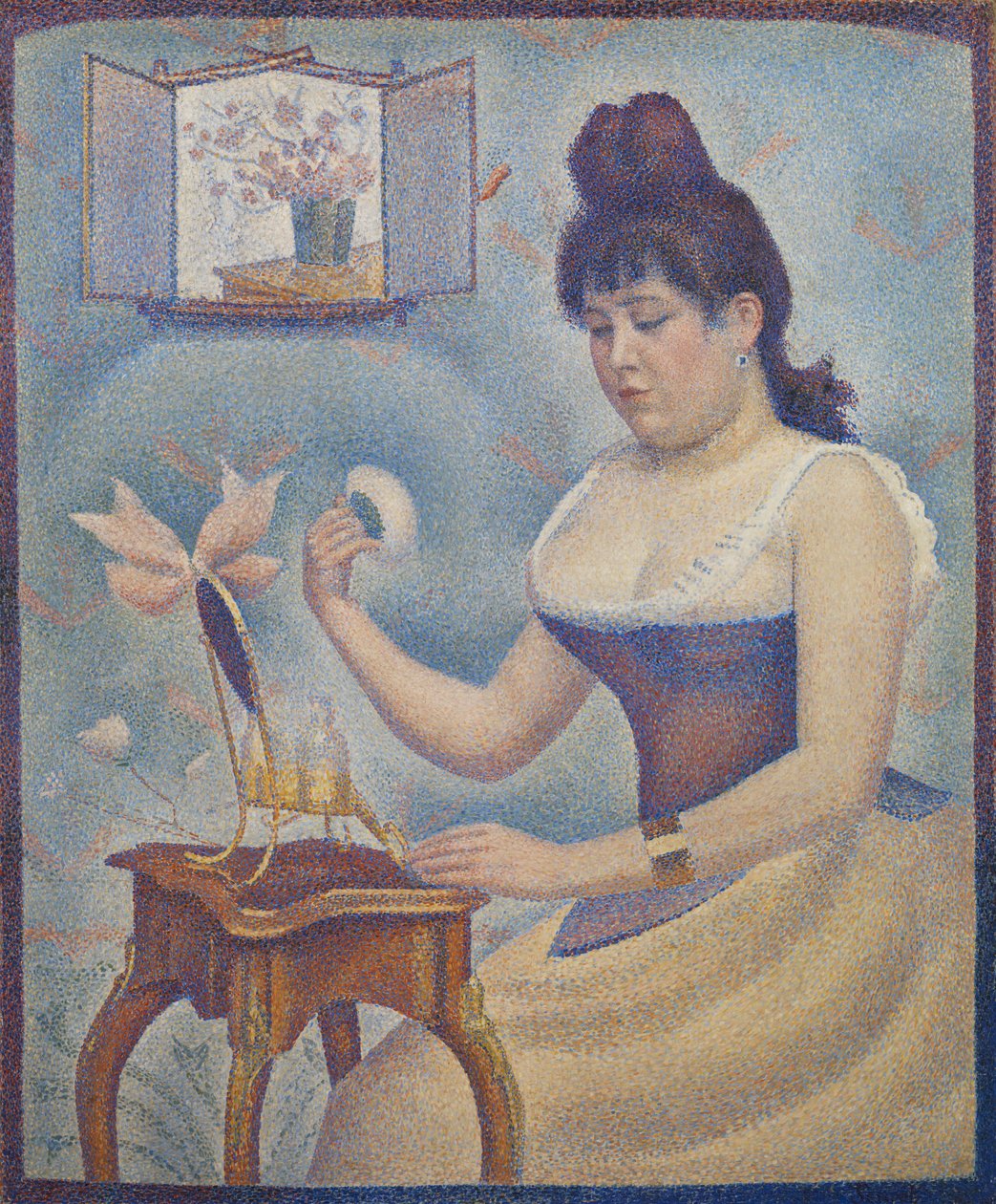 Jeune Femme se Poudrant, vers 1888-90 - Georges Seurat