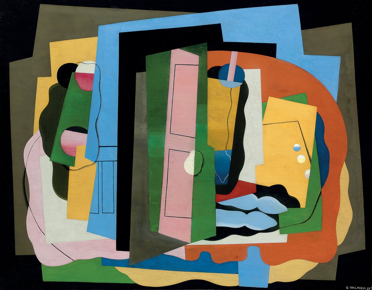 La porte rose, 1927 - Georges Valmier