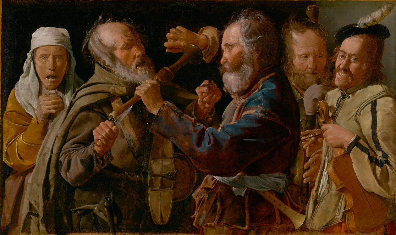 La bagarre des musiciens - Georges de La Tour
