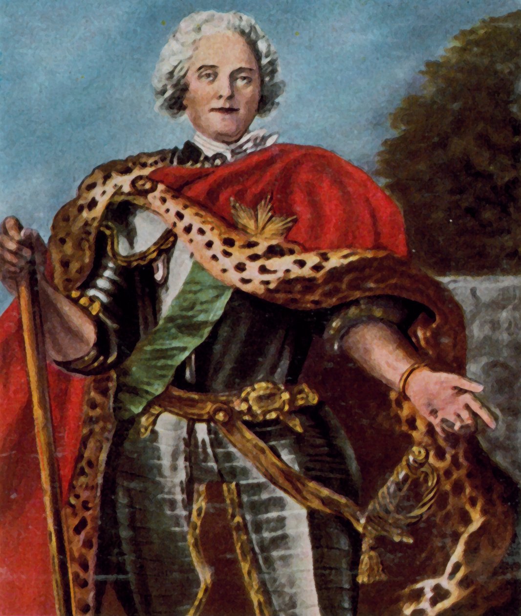 Comte Moritz de Saxe - Georges de la (after) Tour