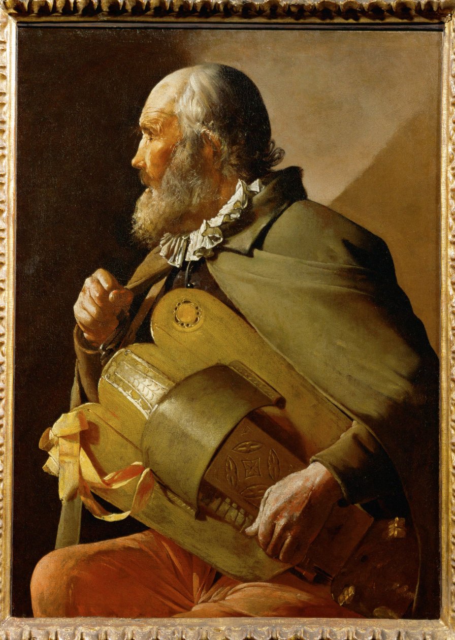 Joueur (peinture sur toile) - Georges de la Tour
