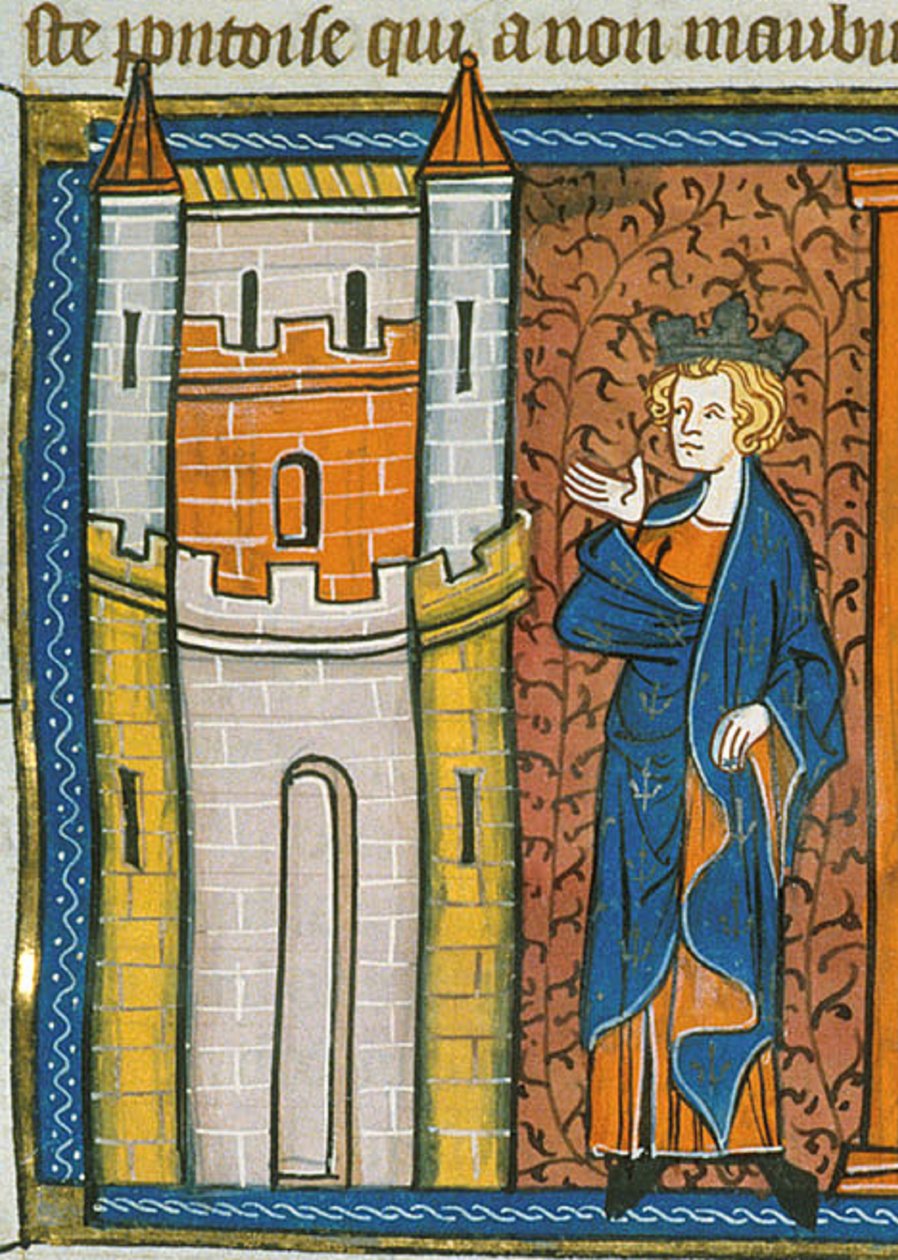 Louis IX devant la forteresse, d
