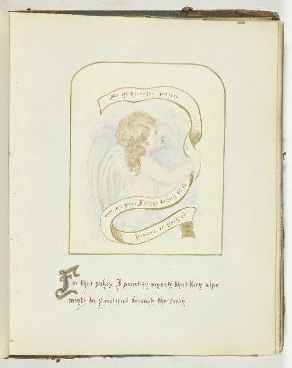 Sans titre [chérubin avec texte religieux], 185568 - Georgina Cowper