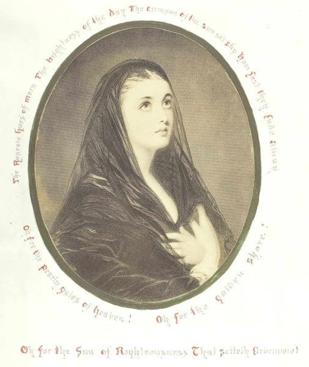 Sans titre [femme pieuse en voile], 1868 - Georgina Cowper
