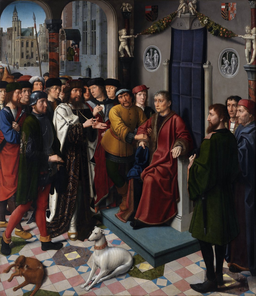 Le jugement de Cambyse (panneau gauche) - Gerard David