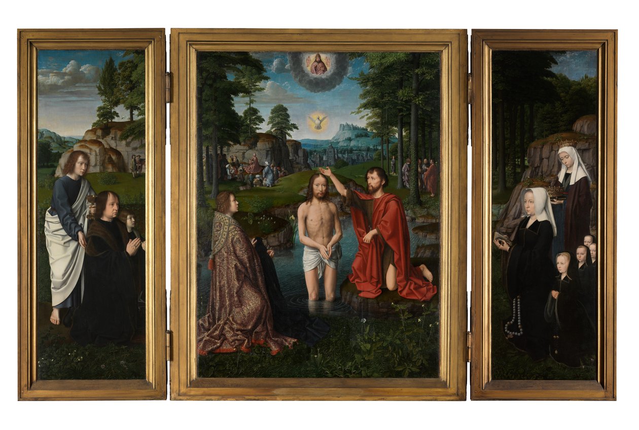 Le Baptême du Christ, c.1502-08 - Gerard David