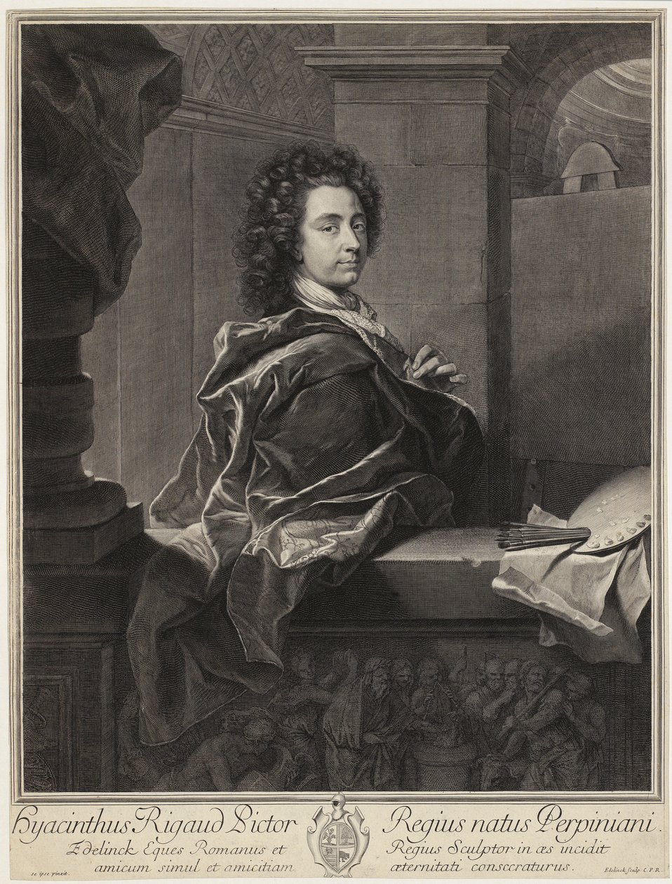 Portrait du Titien - Gérard Edelinck