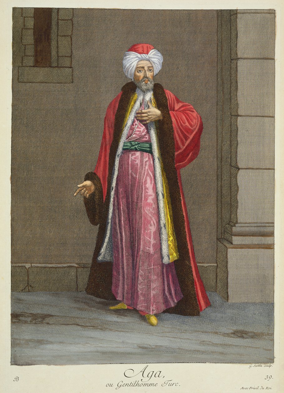 Aga, ou gentilhomme turc - Gerard Jean Baptiste Scotin